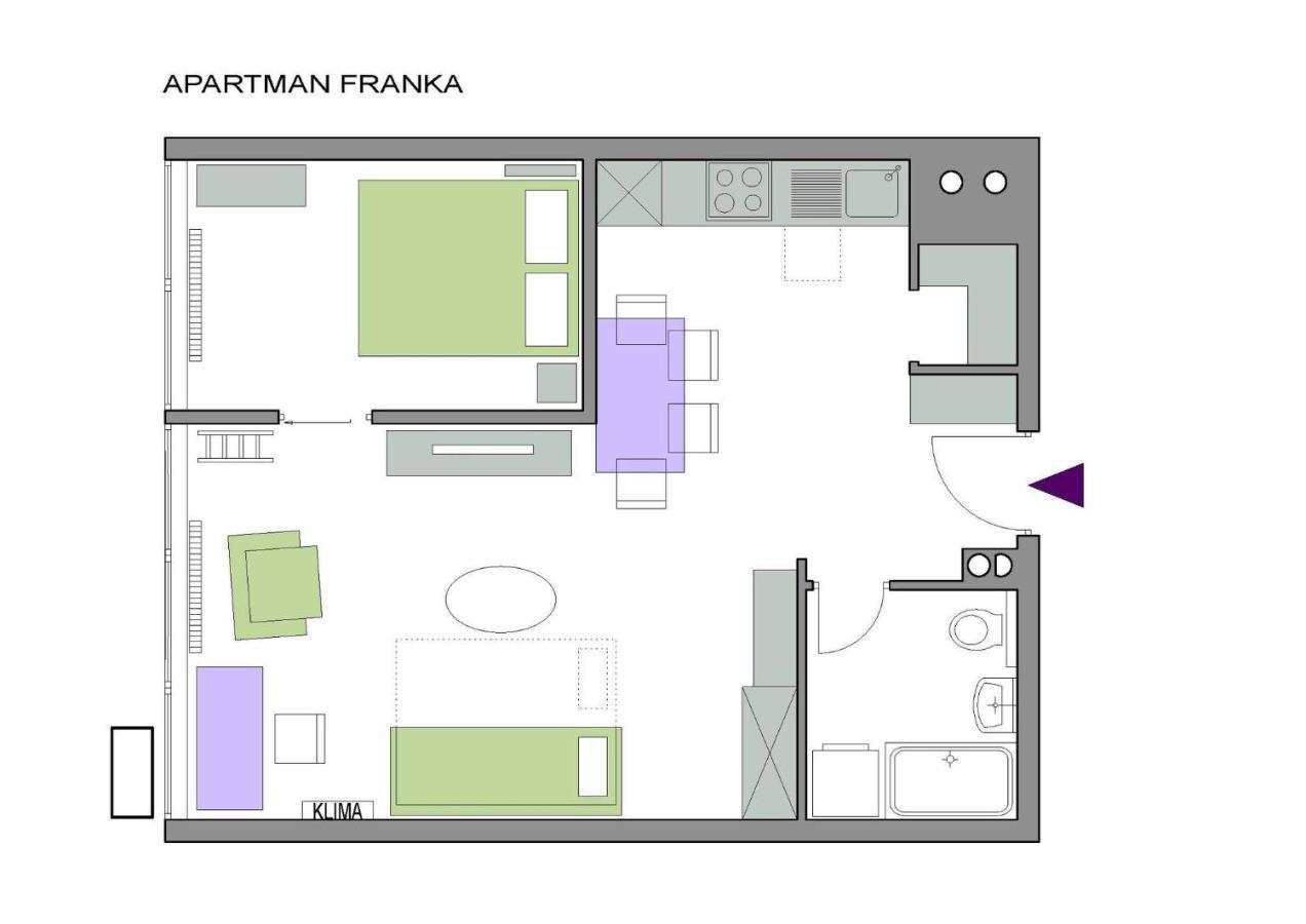 New - Frendly Luxury Apartment Franka Zagreb Ngoại thất bức ảnh